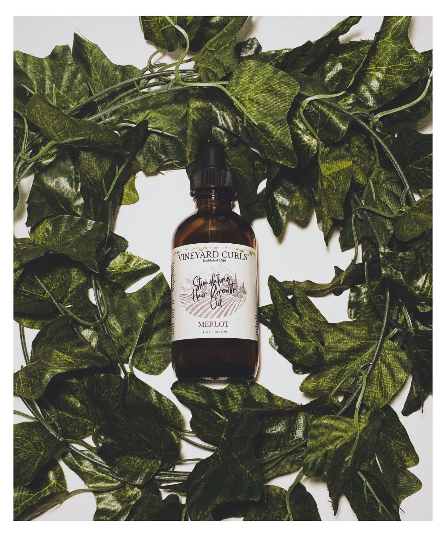 Stimulating Hair Growth Oil in MERLOT