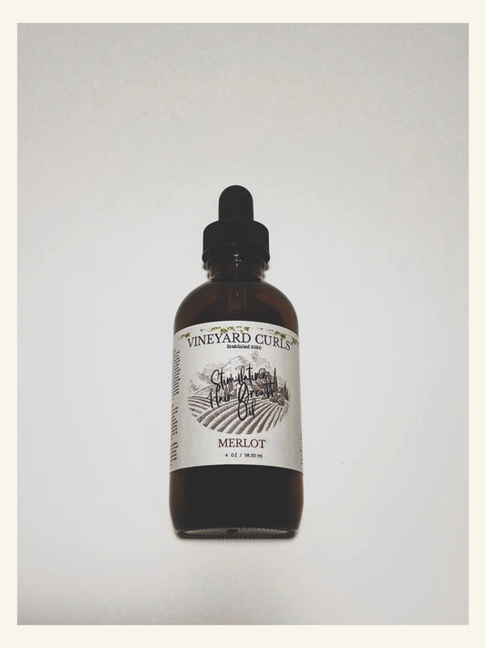 Stimulating Hair Growth Oil in MERLOT