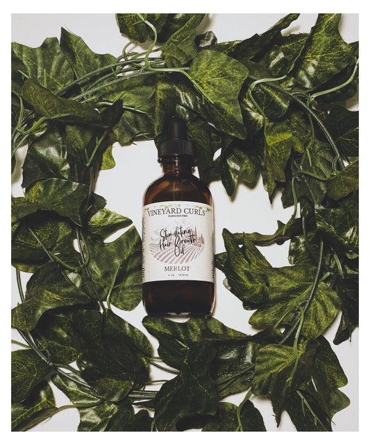 Stimulating Hair Growth Oil in MERLOT